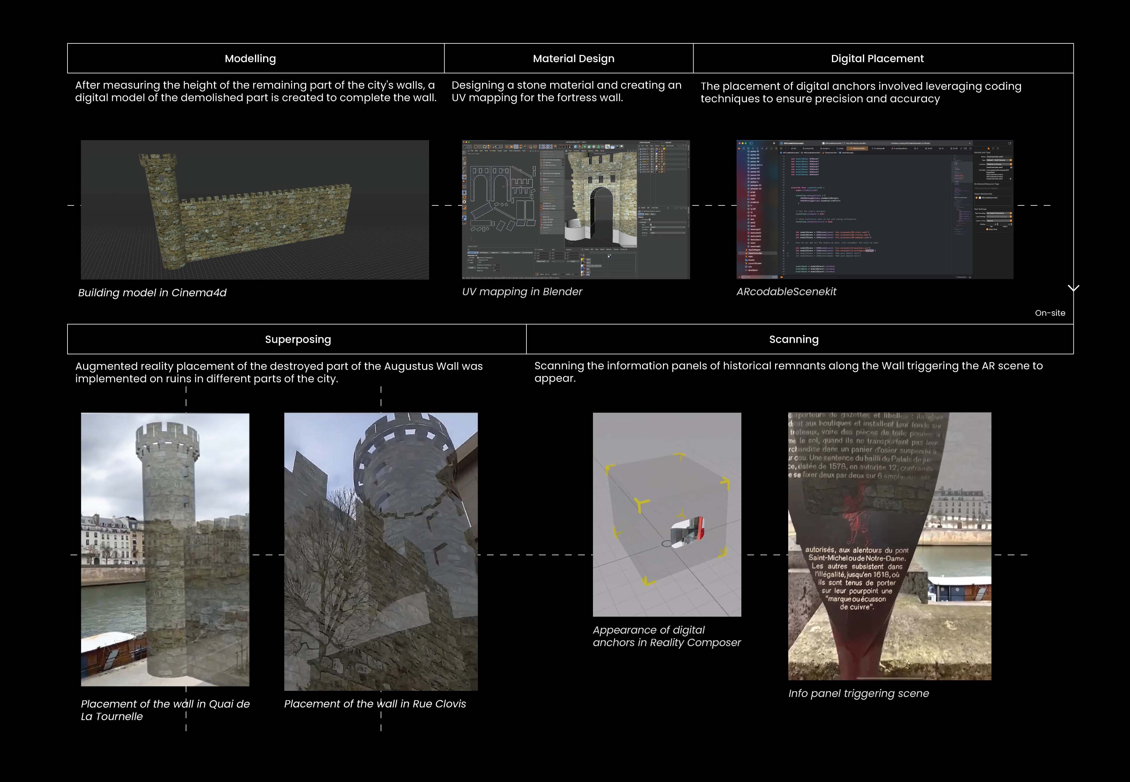 3D botanical sculpture rendered in augmented reality